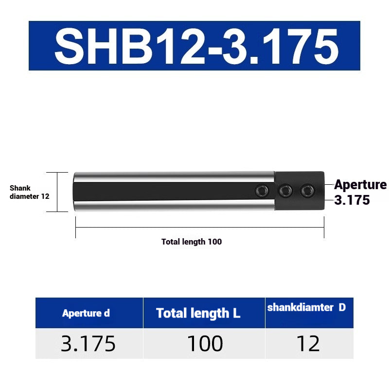 1130-MUR Small Bore Bore Cutter Small Bore Boring Bar Integral Tungsten Carbide SBUR6 90 Degree Flat Bottom Small Bore Bore Cutter Shandong Denso Pricision Tools Co.,Ltd.